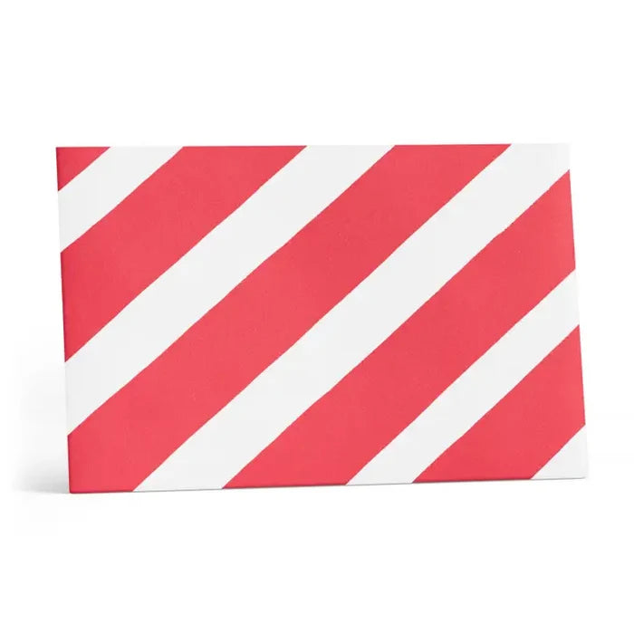 E Frances Little Notes Envelopes -Candy Cane Stripe