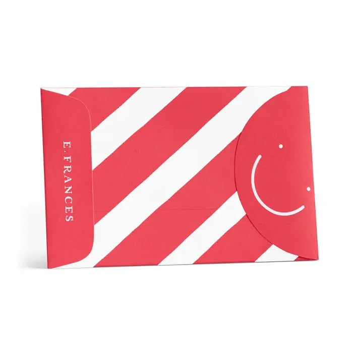 E Frances Little Notes Envelopes -Candy Cane Stripe