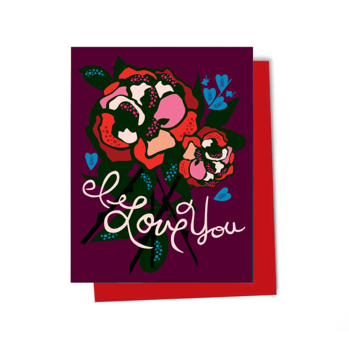 Elizabeth Grubaugh - Love Rose Card-Elizabeth Grubaugh-treehaus