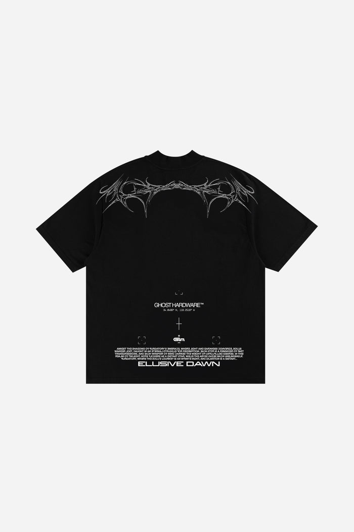 Elusive [ mock neck ] [ patch ] Tee