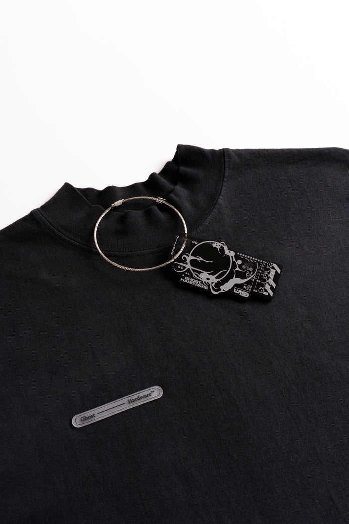 Elusive [ mock neck ] [ patch ] Tee