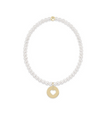Enewton - Classic Pearl  3mm Bead Bracelet - Love Gold Disc - Findlay Rowe Designs