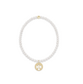 Enewton - Classic Pearl 3mm Bracelet - Guardian Angel Gold Disc - Findlay Rowe Designs