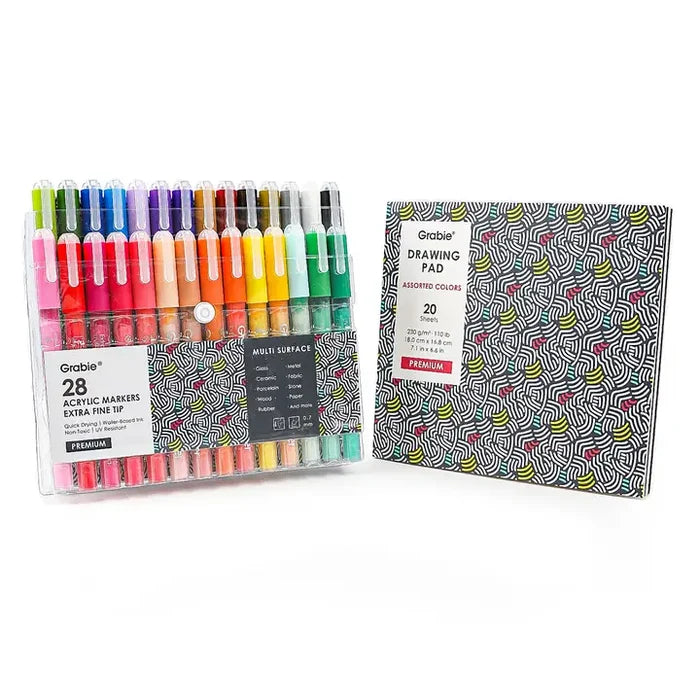 Extra Fine Tip Acrylic Paint Marker Set
