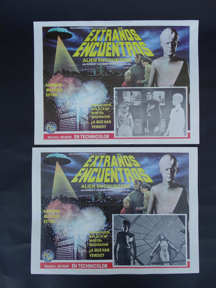 Extraños Encuentros (Starship Invasions 1977) Lobby Card