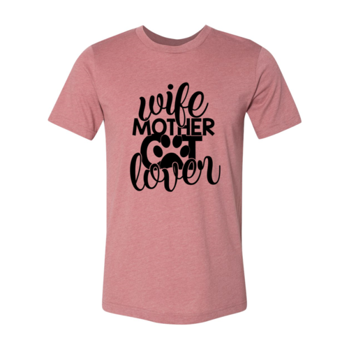 Family & Cat-Lover Lettering Tee