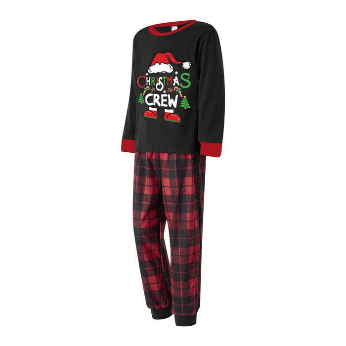 Family Matching "Christmas Crew" Design Pajama Set