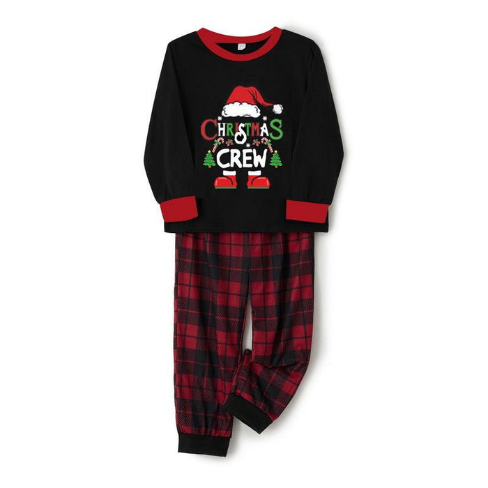 Family Matching "Christmas Crew" Design Pajama Set