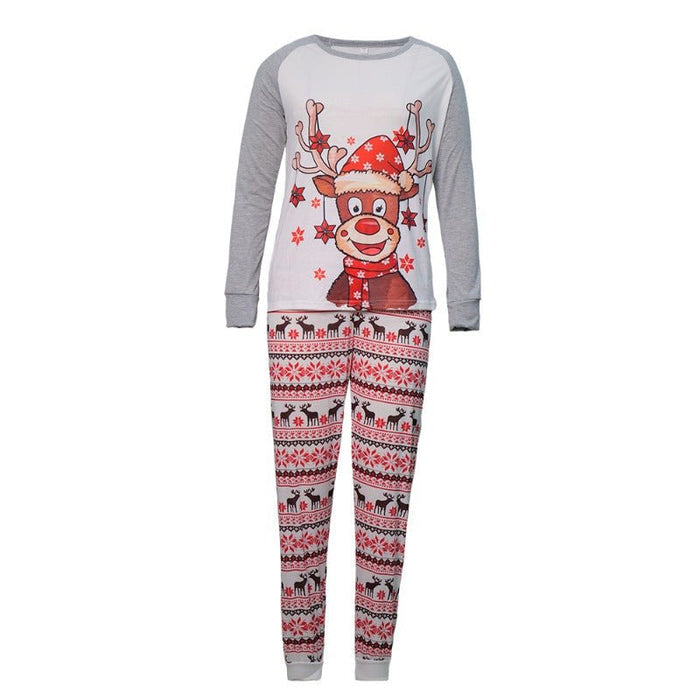 Family Matching Elk Print Design Pajama