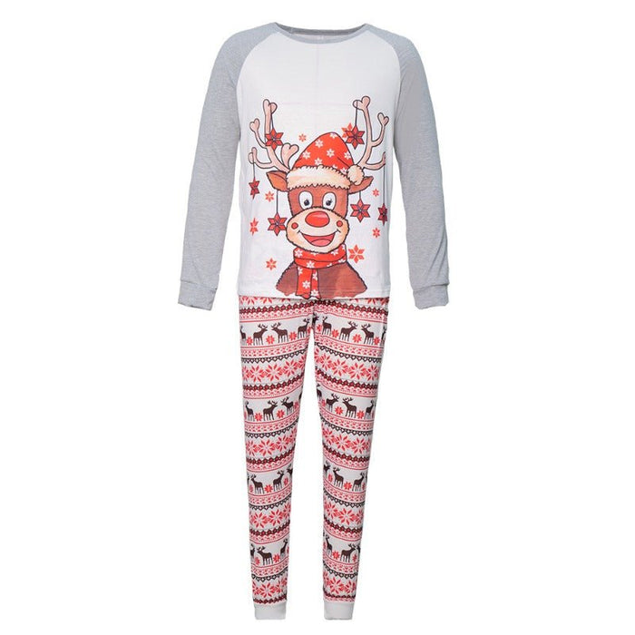 Family Matching Elk Print Design Pajama