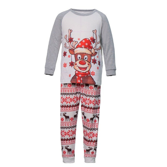 Family Matching Elk Print Design Pajama