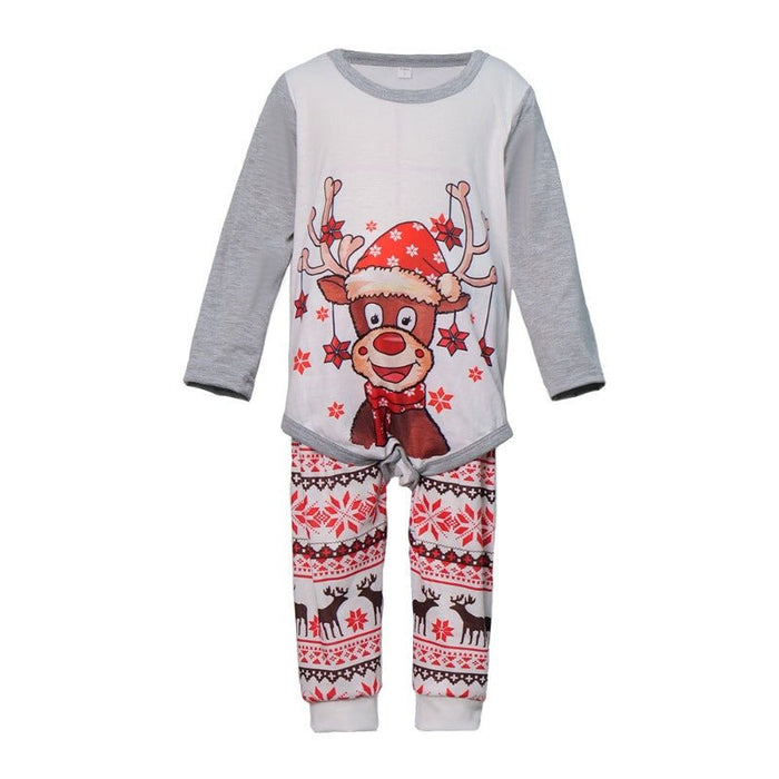 Family Matching Elk Print Design Pajama