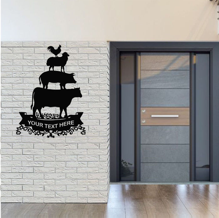 Farm Metal Wall Art
