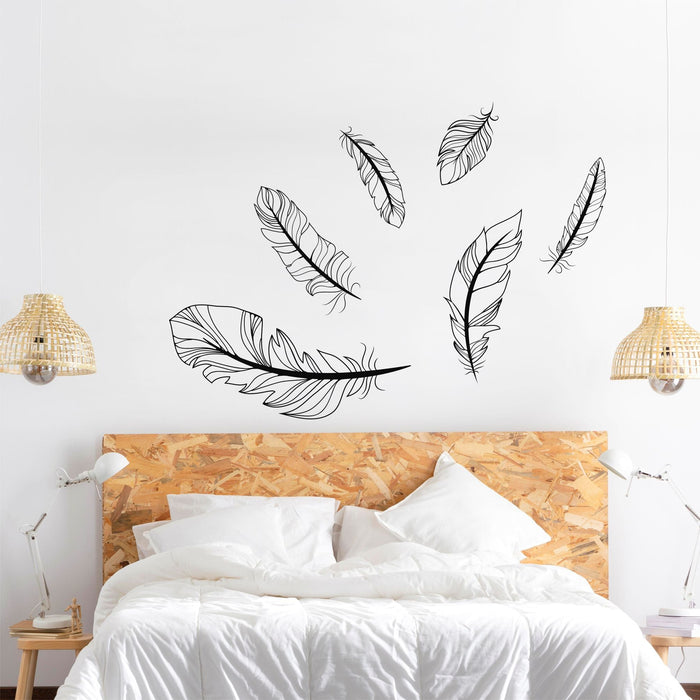 Feathers Metal Wall Art