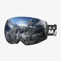 PRO Snow Goggles (Only Goggles) / Black-Grey Frame VLT 10% Grey Lens