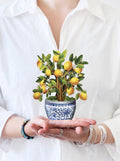 Flower Bouquet Card -Lemon Blossom Tree