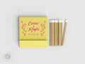 Foiled Wedding Matchbooks #24 - Wedding Matches, Match Book, Wedding Match Favors, Match Books, Candle Matches, Bridal Favors, Party Matches