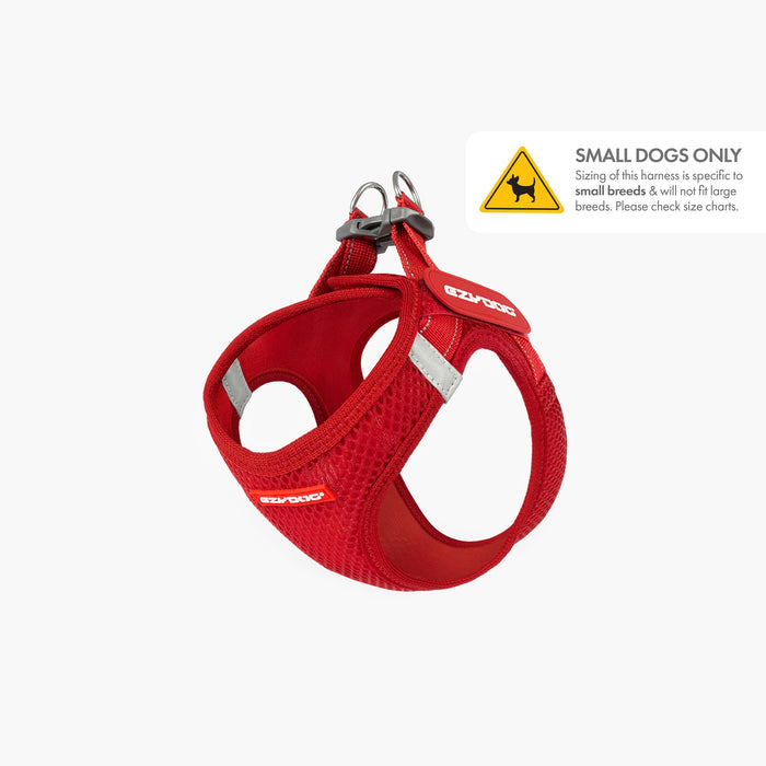 FORMFIT® Mesh Dog Harness in red