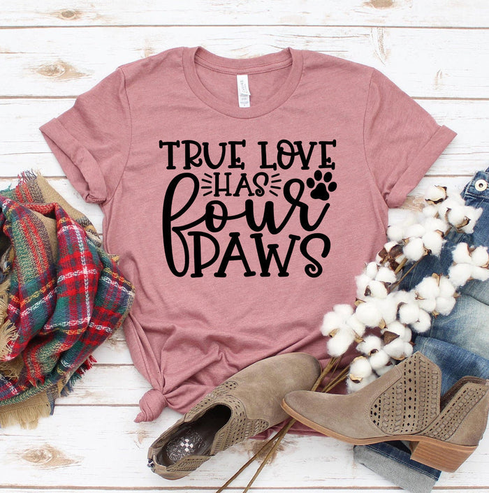 Four Paws True Love Graphic Tee