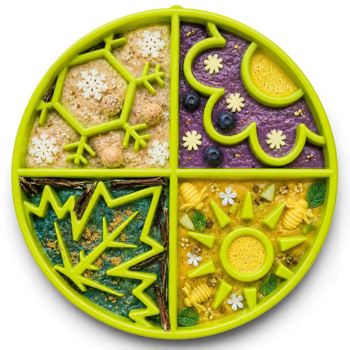 Four Seasons Sectioned Feeding Tray