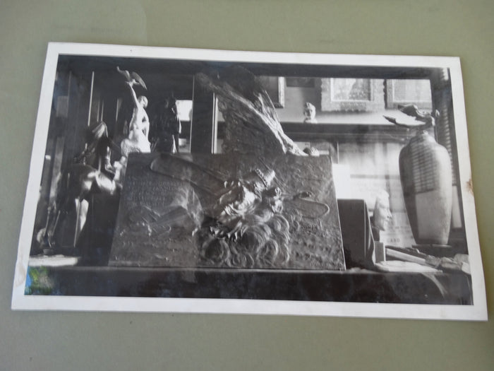 Frederico Giorgi: Photo of Flight of Lindbergh Sculpture