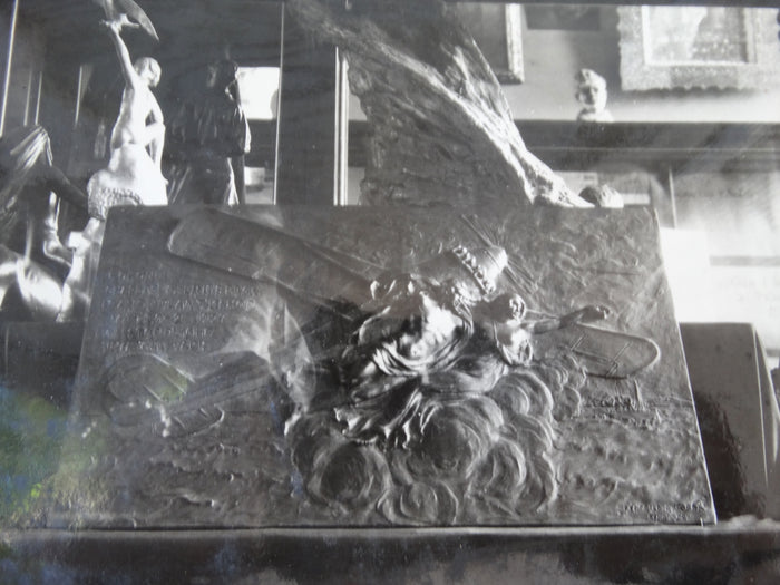 Frederico Giorgi: Photo of Flight of Lindbergh Sculpture