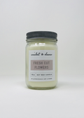 Fresh Cut Flowers- Soy Candle