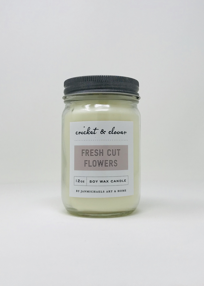 Fresh Cut Flowers- Soy Candle