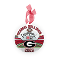 Georgia Bulldogs SEC Champions 2025 Ornament