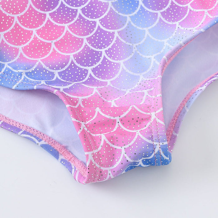 Girl Mermaid Like Swimsuit with Different Strap Styles (2 Colors)