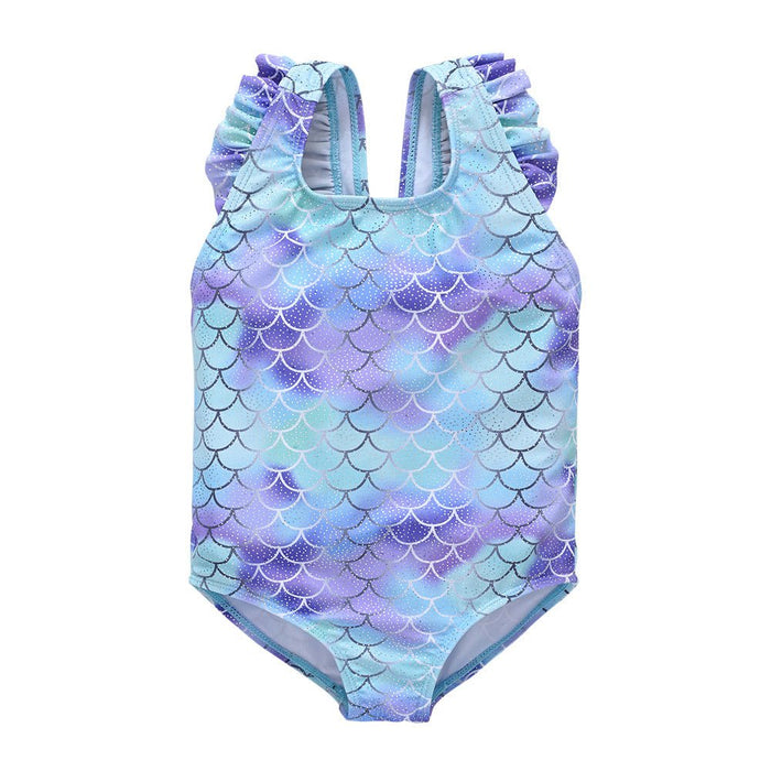 Girl Mermaid Like Swimsuit with Different Strap Styles (2 Colors)