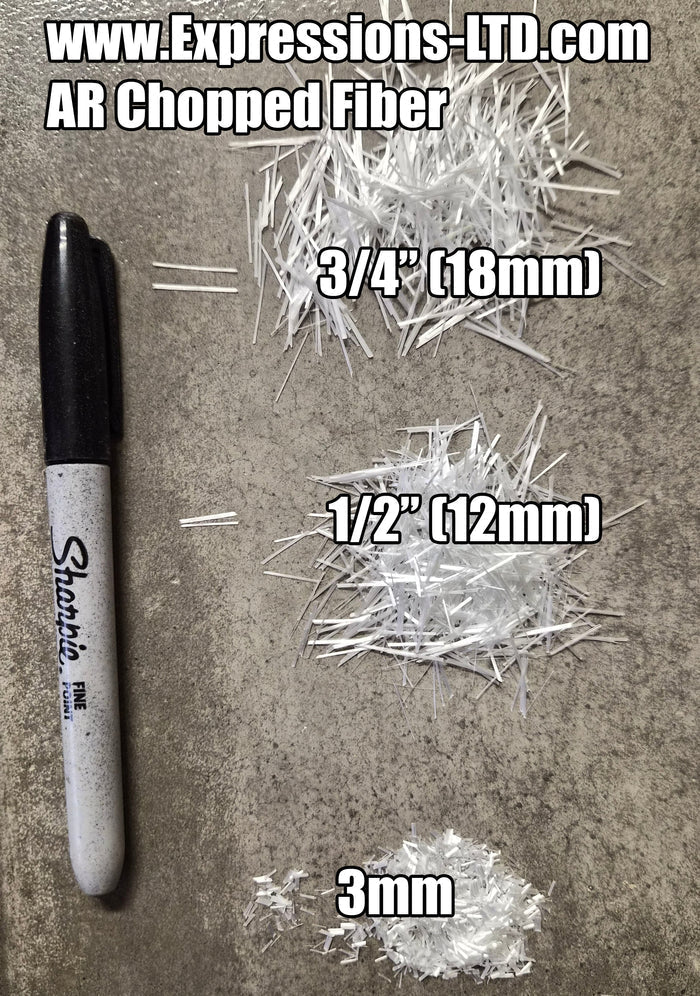Glass Fiber Reinforcement - Chopped Fiber AR Anti-Crak® 3mm Owens Corning