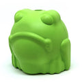Green Bull Frog Rubber Treat Toy