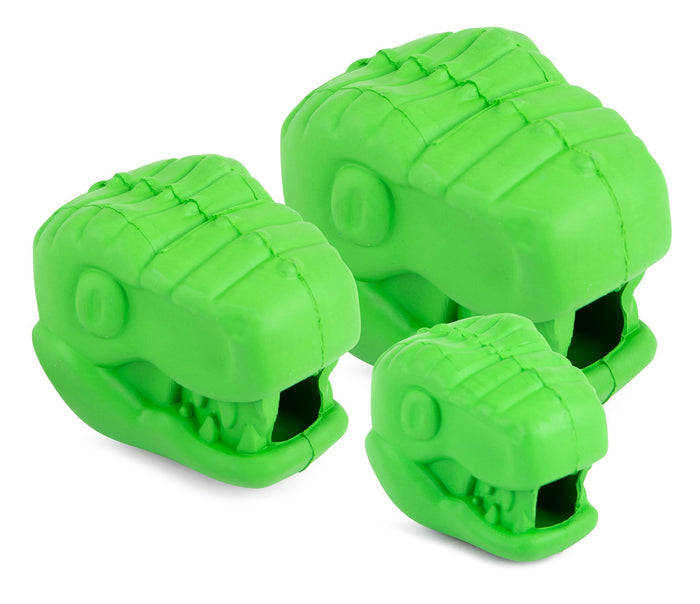 Green Dinosaur Treat Toy — Choose a Size