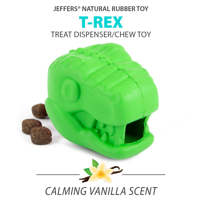Green Dinosaur Treat Toy — Choose a Size
