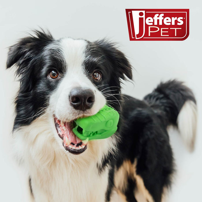 Green Dinosaur Treat Toy — Choose a Size