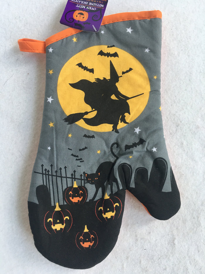 Halloween Happy Haunting Kitchen Oven Mitt or Pott Holders
