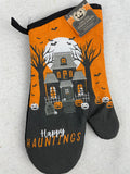 Halloween Happy Hauntings Kitchen Oven Mitt or Pot Holders