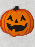 Halloween Smiling Pumpkin Melamine Appetizer or Dessert Plate