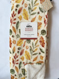 Harvest Market Luxe Plush Autumn Leaves Blanket Throw