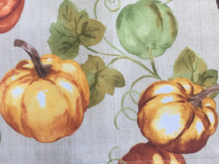 Harvest Orange and Green Pumpkins Placemat