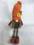 Harvest Plush Girl Gnome With Dangling Legs