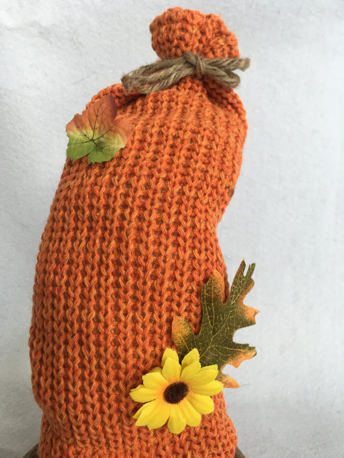 Harvest Plush Girl Gnome With Dangling Legs