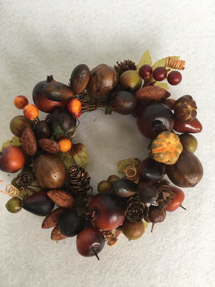Harvest Small Candle Wreath