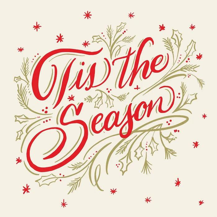 H&C Cocktail Napkins -Tis the Season