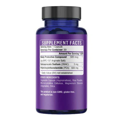 Healthgevity BPC + PEA 500 Capsules 3