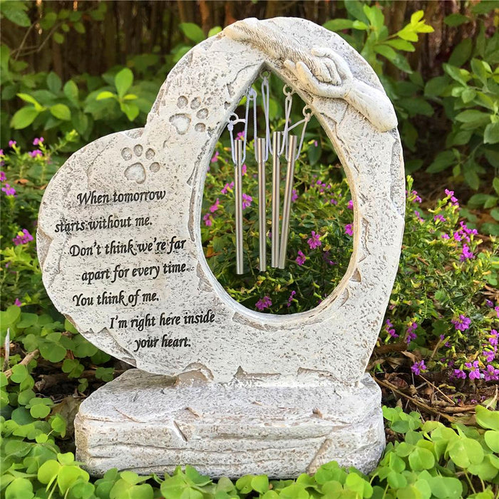 Heart and Paw Memorial Chime