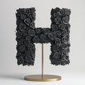 Hecate Black Rose Letter H Lamp - Imaginary Worlds