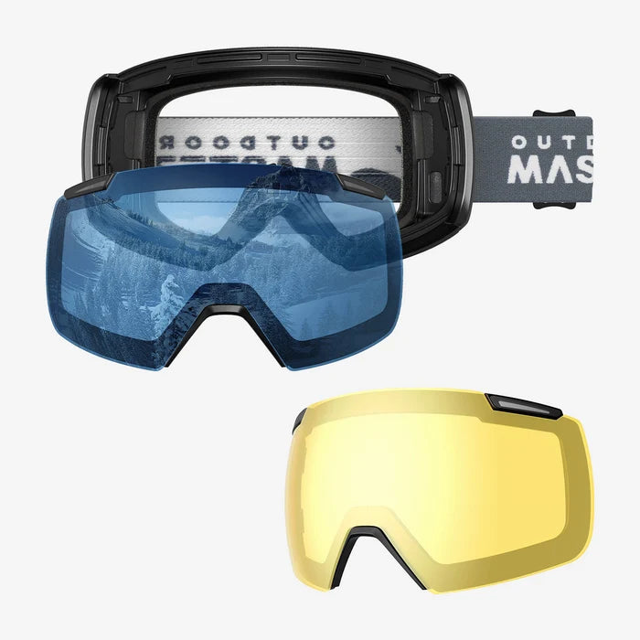 HERON Ski Goggles+Yellow Lens