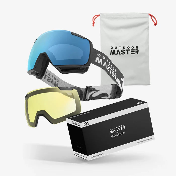 HERON Ski Goggles+Yellow Lens